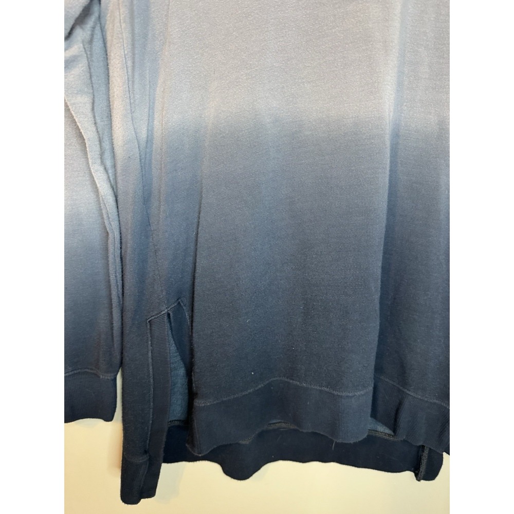 American Eagle Womens Blue Ombre Long Sleeve Sweater With Slit Sides Size Small - Picture 4 of 12